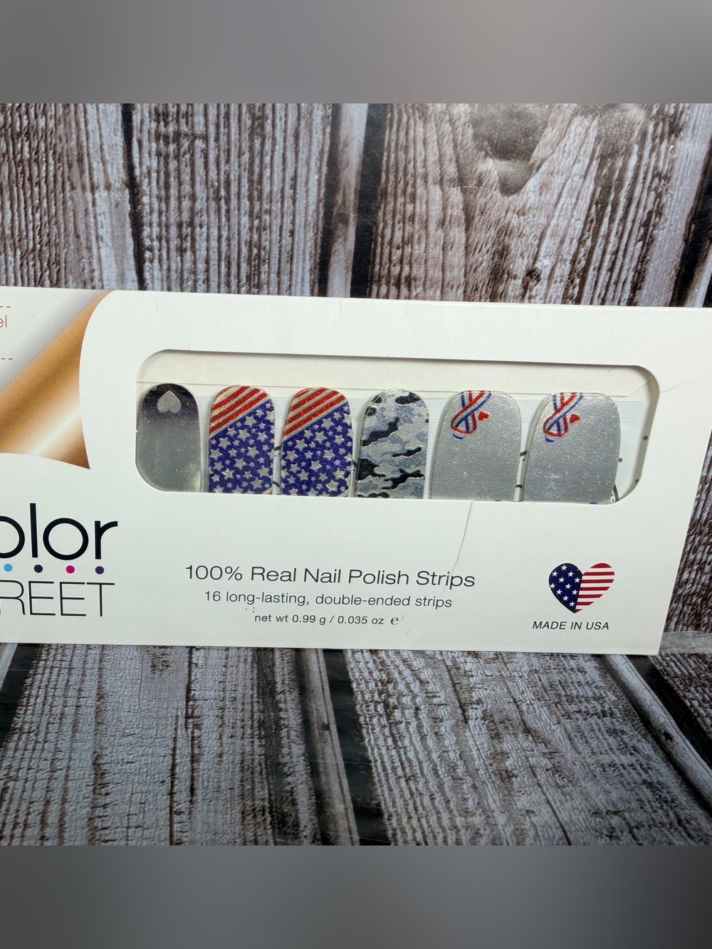 Because of the Brave Color Street Nail Polish Strips Retired Fourth of July